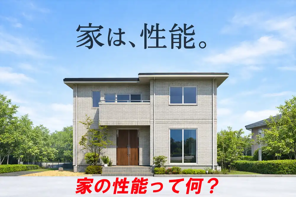 「家は、性能。」　「家の性能ってなに？」
